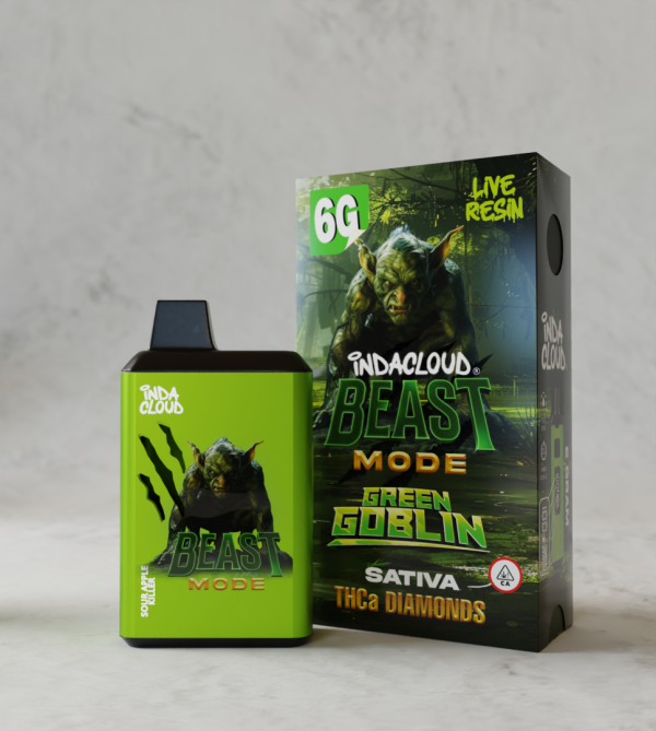 6000mg THCa Disposable Vape – Green Goblin Strain
