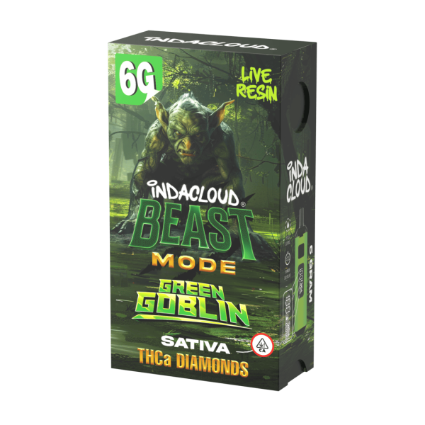 6000mg THCa Disposable Vape – Green Goblin Strain