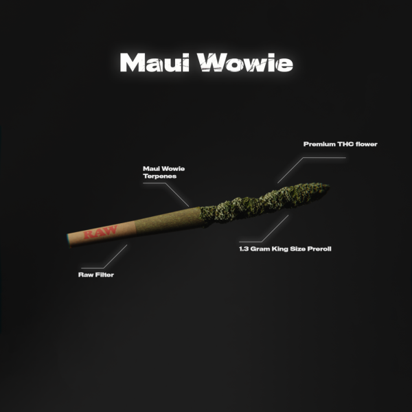 Maui Wowie – 2 x 1.3G King Size THCa Pre-Rolls - Image 3