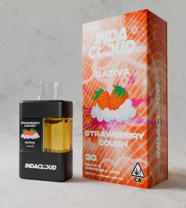 Strawberry Cough – 3G Delta 8 Disposable Vape