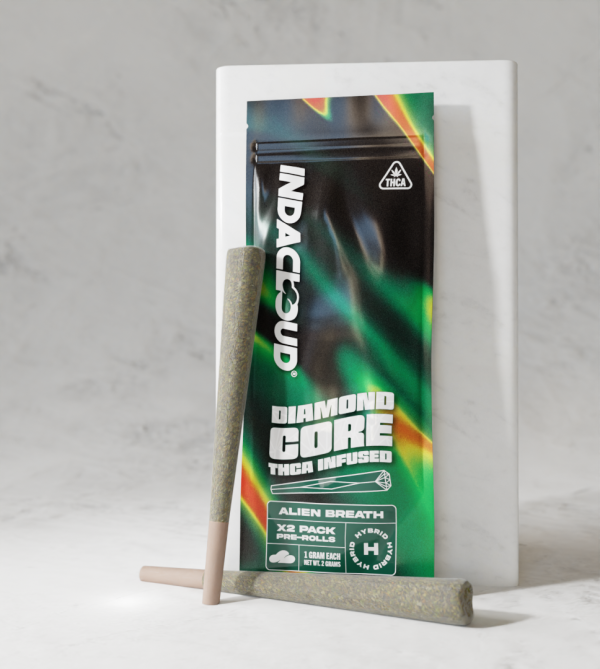 Alien Breath – 2 x 1G Diamond Core THCa Pre-Rolls