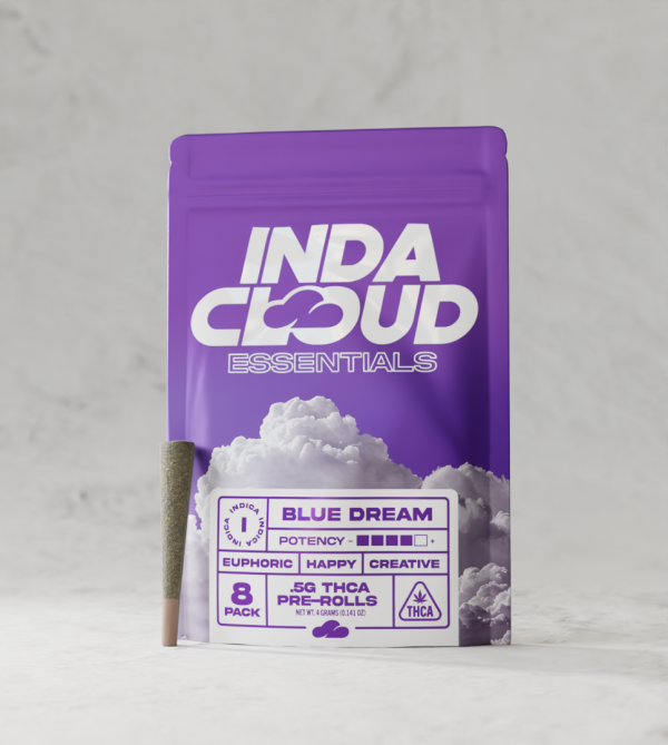 Blue Dream THCa Pre-Rolls – 8 Pack 0.5G