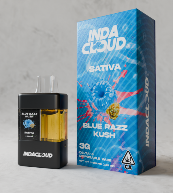 Blue Razz Kush – 3G Delta 8 Disposable Vape Pen