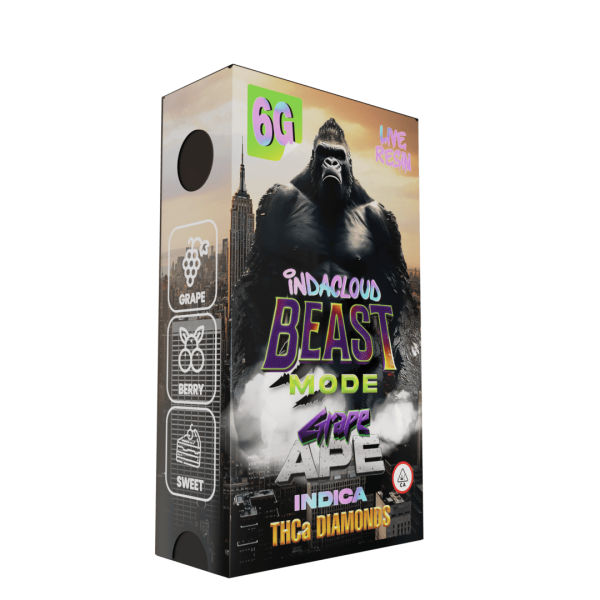 Grape Ape – 6G Beast Mode THCa Diamonds Vape - Image 2