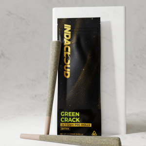 Green Crack THCa Pre-Rolls – 2 x 1G Sativa Joints