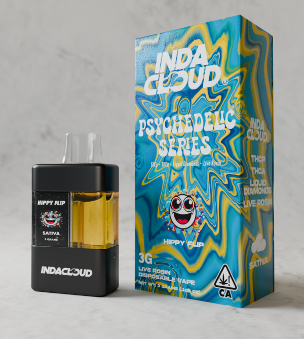 Hippy Flip 3G Disposable Vape – 3000mg Hybrid