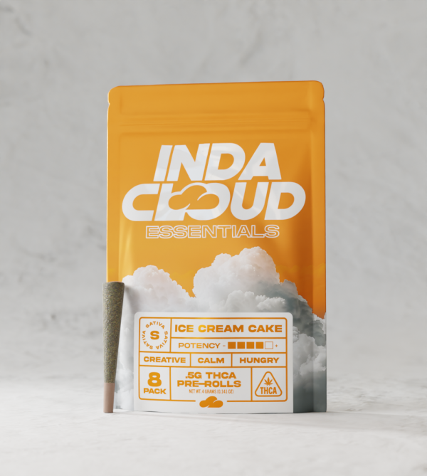 Ice Cream Cake – 8 x 0.5G THCa Pre-Rolls