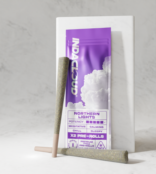 Northern Lights – 2 x 1G THCa Pre-Rolls