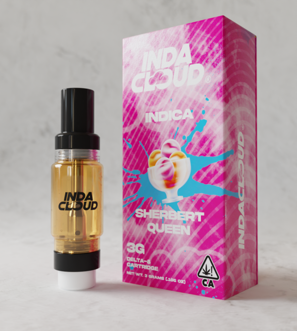 Sherbert Queen Delta 8 Vape Cartridge – 3G